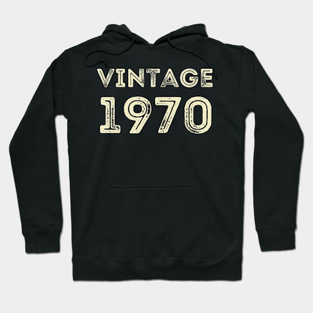 Vintage 1970 Hoodie by StarTshirts